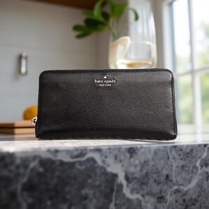 Kate Spade Black Leather Wallet